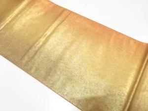 未使用品　引箔　暈し柄　袋帯